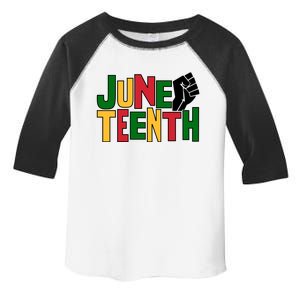 Juneteenth Day Black Power Toddler Fine Jersey T-Shirt