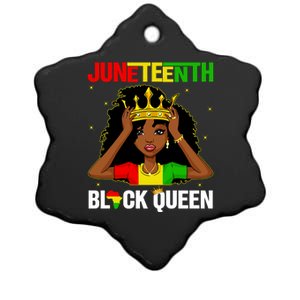 Juneteenth Day Black Freedom Black Hu Rights Meaningful Gift Ceramic Star Ornament