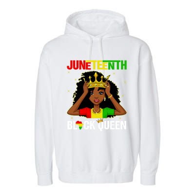 Juneteenth Day Black Freedom Black Hu Rights Meaningful Gift Garment-Dyed Fleece Hoodie