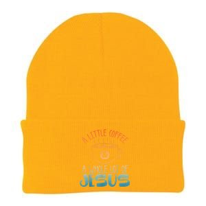 Jesus Design Christian Coffee Lover Knit Cap Winter Beanie