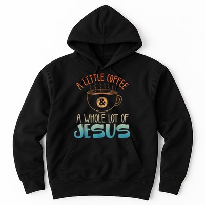 Jesus Design Christian Coffee Lover Hoodie