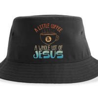 Jesus Design Christian Coffee Lover Sustainable Bucket Hat