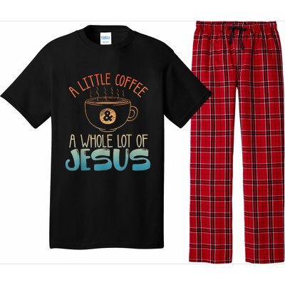 Jesus Design Christian Coffee Lover Pajama Set