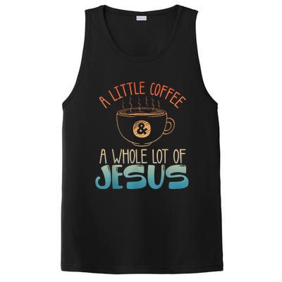 Jesus Design Christian Coffee Lover PosiCharge Competitor Tank