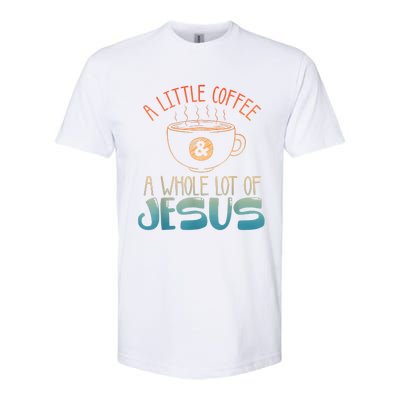 Jesus Design Christian Coffee Lover Softstyle CVC T-Shirt