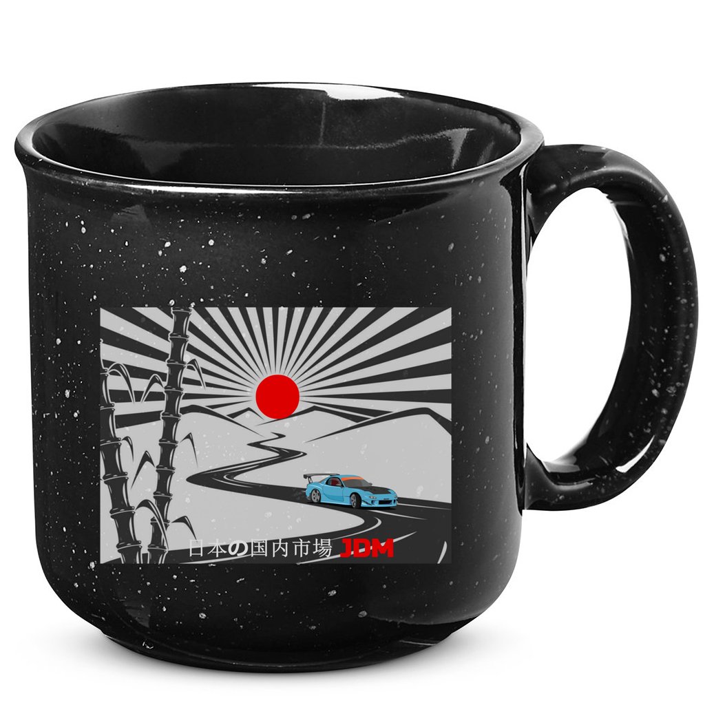 Jdm Drifting Car Drift Extreme Japanese Racing Sport Design Gift 15oz Campfire Ceramic Mug