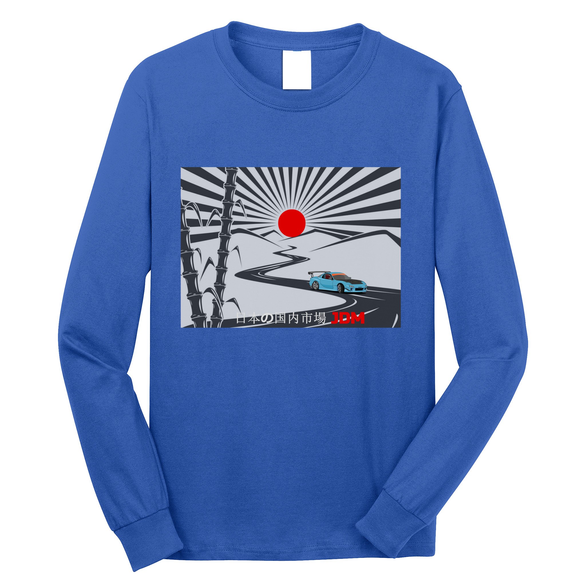 Jdm Drifting Car Drift Extreme Japanese Racing Sport Design Gift Long Sleeve Shirt