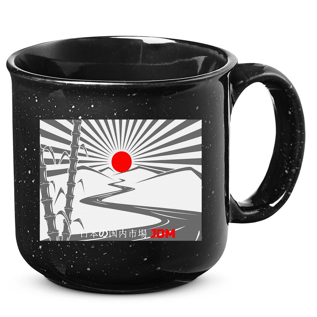 Jdm Drifting Car Drift Extreme Japanese Racing Sport Design 15oz Campfire Ceramic Mug