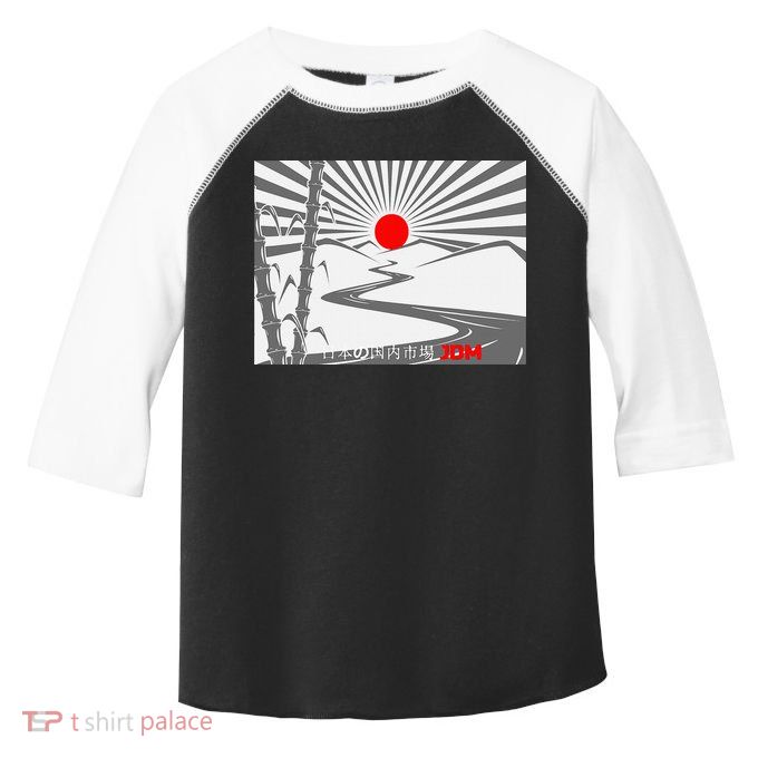 Jdm Drifting Car Drift Extreme Japanese Racing Sport Design Toddler Fine Jersey T-Shirt