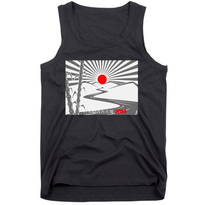 Jdm Drifting Car Drift Extreme Japanese Racing Sport Design Tank Top