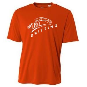 Jdm Drifting Car Silhouette Drift Japanese Racing Sport Gift Cooling Performance Crew T-Shirt