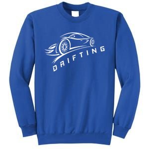 Jdm Drifting Car Silhouette Drift Japanese Racing Sport Gift Tall Sweatshirt