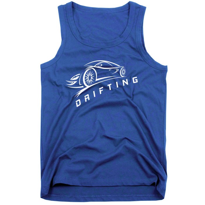 Jdm Drifting Car Silhouette Drift Japanese Racing Sport Gift Tank Top