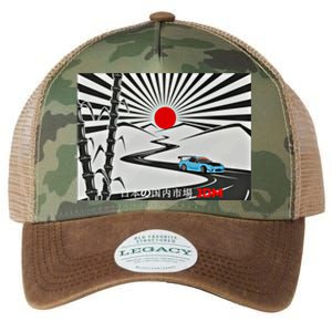 Jdm Drifting Car Drift Extreme Japanese Racing Sport Design Gift Legacy Tie Dye Trucker Hat