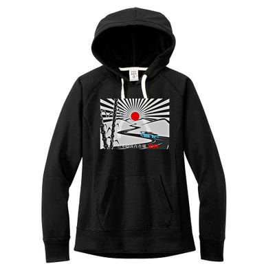 Jdm Drifting Car Drift Extreme Japanese Racing Sport Design Gift Women's Fleece Hoodie