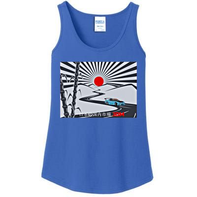 Jdm Drifting Car Drift Extreme Japanese Racing Sport Design Gift Ladies Essential Tank