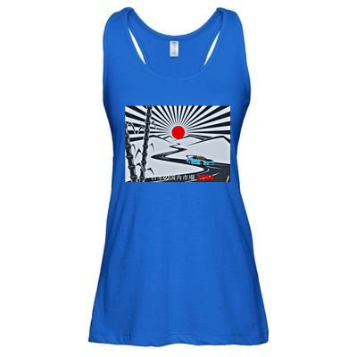 Jdm Drifting Car Drift Extreme Japanese Racing Sport Design Gift Ladies Essential Flowy Tank