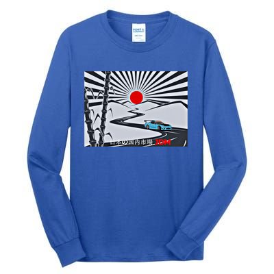 Jdm Drifting Car Drift Extreme Japanese Racing Sport Design Gift Tall Long Sleeve T-Shirt