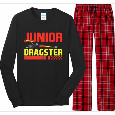 Junior Dragster Drag Racing Future Drag Racer Son Long Sleeve Pajama Set