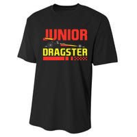 Junior Dragster Drag Racing Future Drag Racer Son Performance Sprint T-Shirt