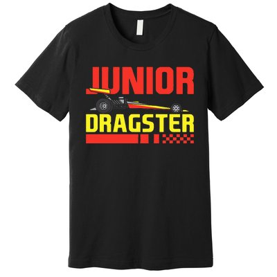 Junior Dragster Drag Racing Future Drag Racer Son Premium T-Shirt