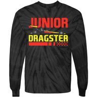 Junior Dragster Drag Racing Future Drag Racer Son Tie-Dye Long Sleeve Shirt