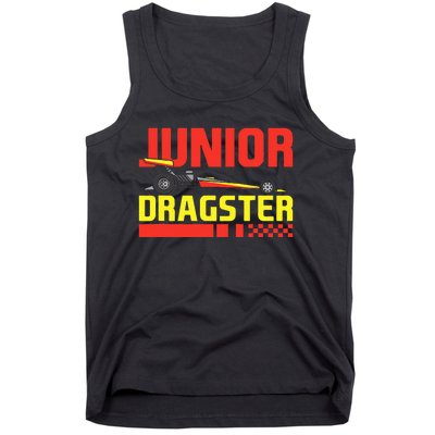 Junior Dragster Drag Racing Future Drag Racer Son Tank Top