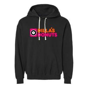 J Dillas Donuts Hiphop Jay Dee Garment-Dyed Fleece Hoodie