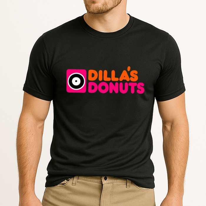 J Dillas Donuts Hiphop Jay Dee Cooling Performance Crew T-Shirt
