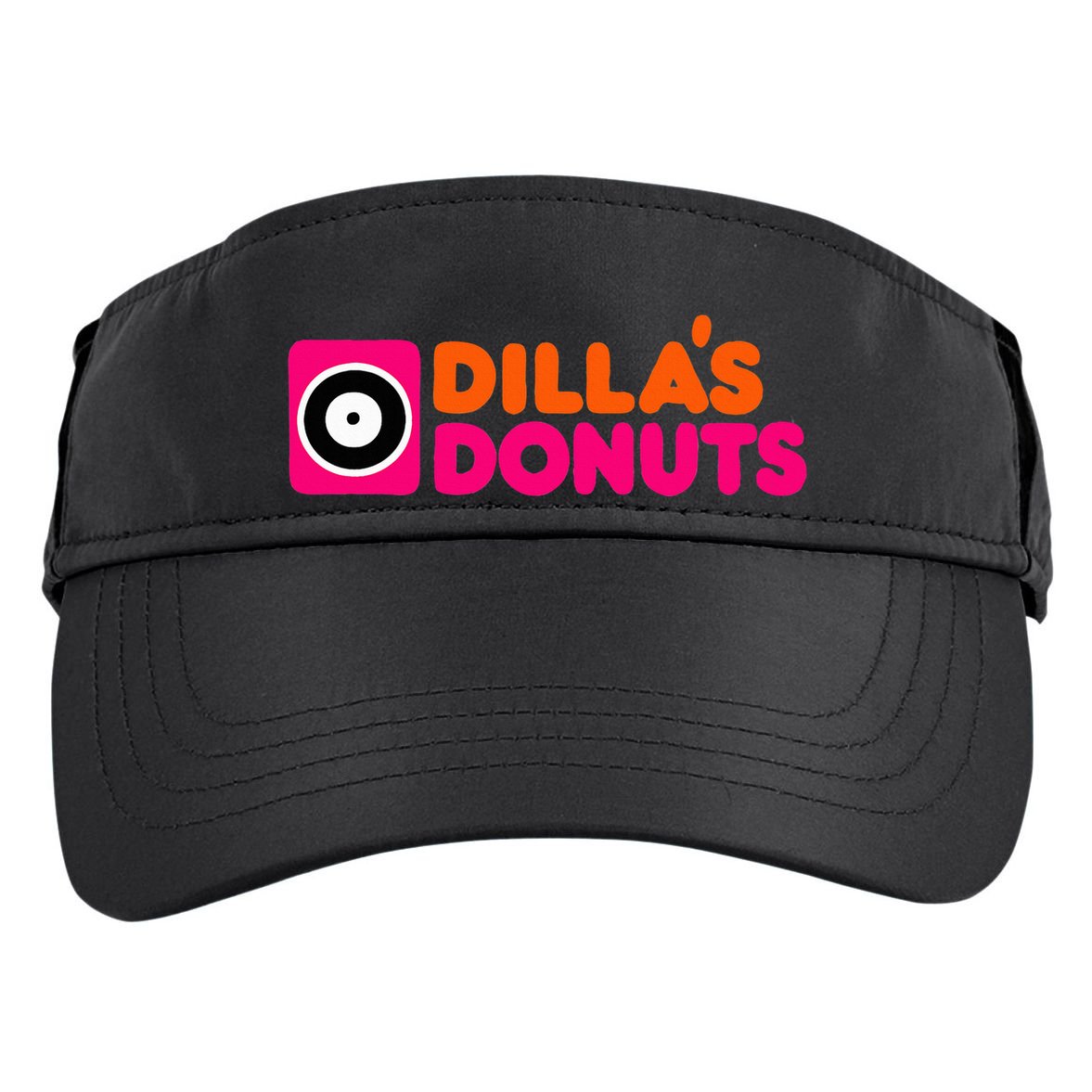J Dillas Donuts Hiphop Jay Dee Adult Drive Performance Visor