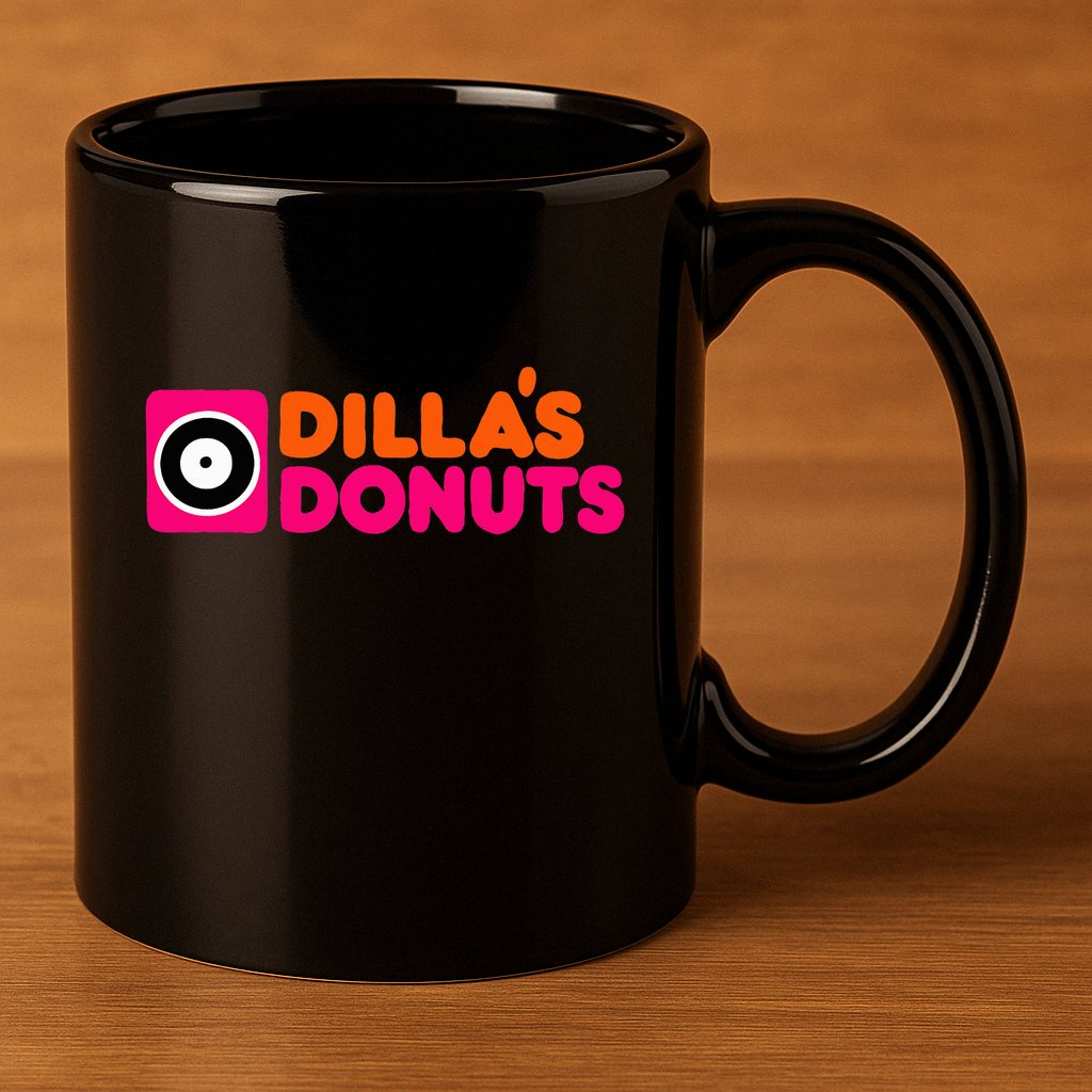 J Dillas Donuts Hiphop Jay Dee 11oz C Handle Ceramic Mug