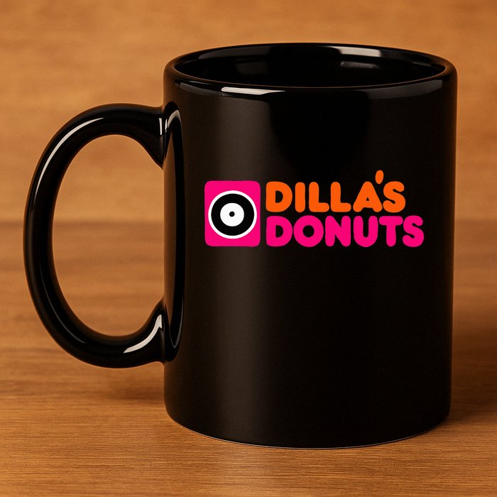 J Dillas Donuts Hiphop Jay Dee 11oz C Handle Ceramic Mug