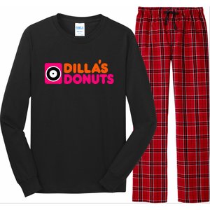 J Dillas Donuts Hiphop Jay Dee Long Sleeve Pajama Set