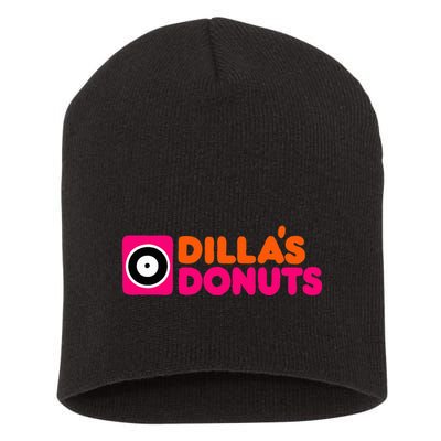 J Dillas Donuts Hiphop Jay Dee Short Acrylic Beanie