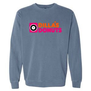 J Dillas Donuts Hiphop Jay Dee Garment-Dyed Sweatshirt