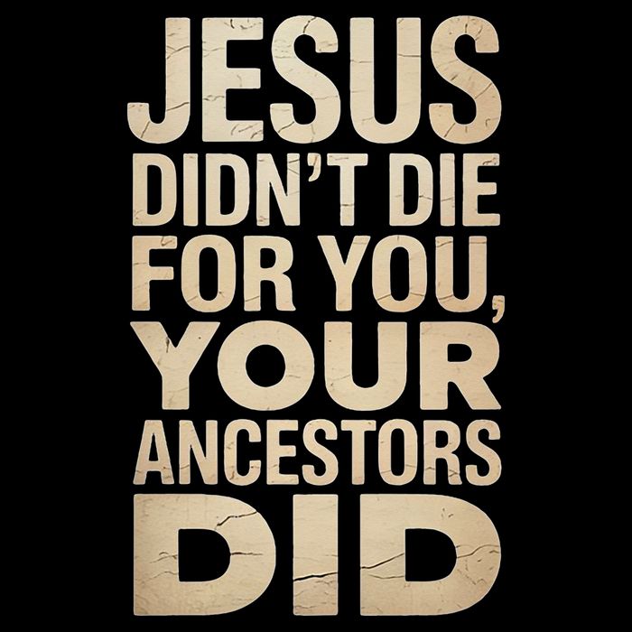 Jesus Didnt Die For You Your Ancestors Did - Power Ashe Backpack