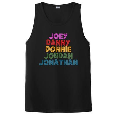 Joey Danny Donnie Jordan Jonathan Retro PosiCharge Competitor Tank