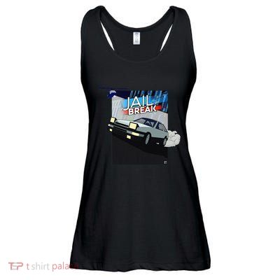 Jailbreak Deja Drift Ladies Essential Flowy Tank