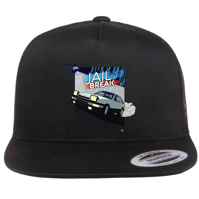 Jailbreak Deja Drift Flat Bill Trucker Hat