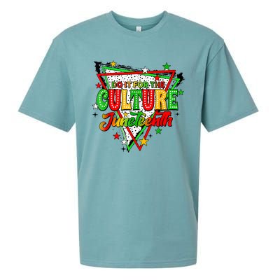 Juneteenth Dots Do It For The Culture Sueded Cloud Jersey T-Shirt