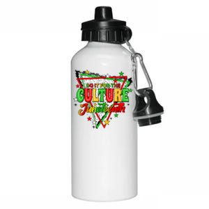 Juneteenth Dots Do It For The Culture Aluminum Water Bottle