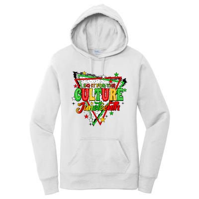 Juneteenth Dots Do It For The Culture Women's Pullover Hoodie