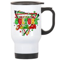 Juneteenth Dots Do It For The Culture Stainless Steel Travel Mug