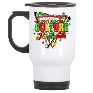 Juneteenth Dots Do It For The Culture Stainless Steel Travel Mug