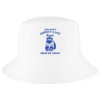 Just Dont Expect A Lot From Me Today Raccoon Funny Cool Comfort Performance Bucket Hat