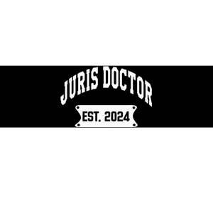 Juris Doctor Est 2024 Lawyer Law School Student Bumper Sticker