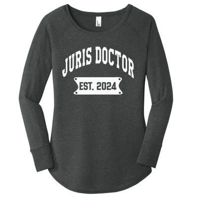 Juris Doctor Est 2024 Lawyer Law School Student Women's Perfect Tri Tunic Long Sleeve Shirt