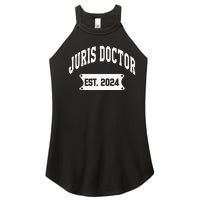 Juris Doctor Est 2024 Lawyer Law School Student Women's Perfect Tri Rocker Tank