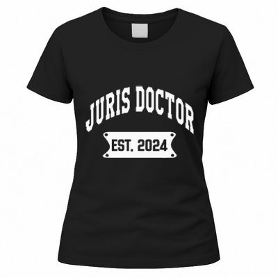 Juris Doctor Est 2024 Lawyer Law School Student Women's T-Shirt