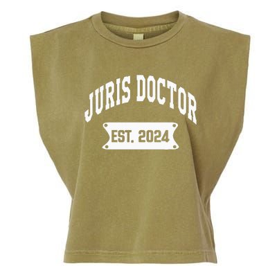 Juris Doctor Est 2024 Lawyer Law School Student Garment-Dyed Women's Muscle Tee